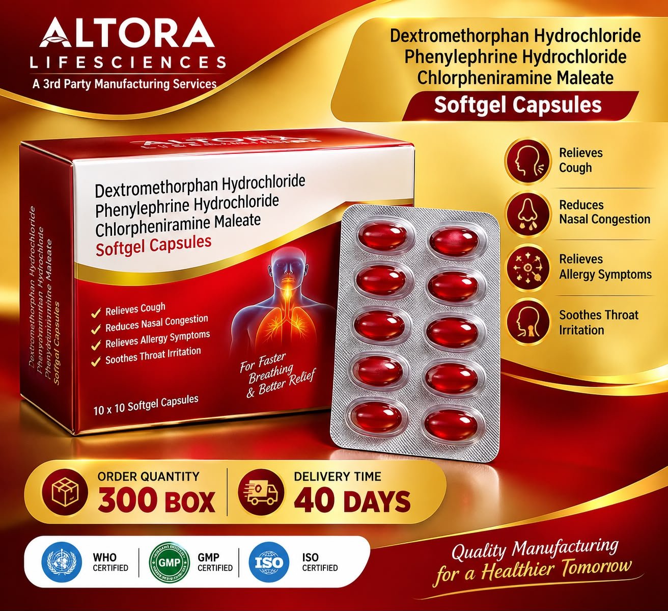 Altora Lifesciences Third Party Pharmaceutical Manufacturing